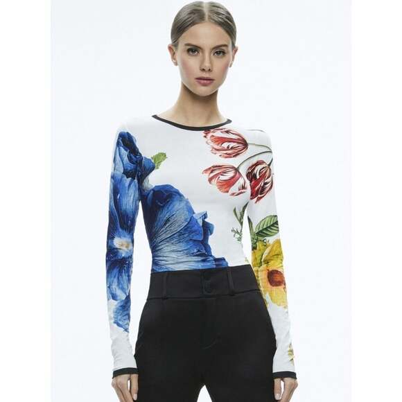 Alice + Olivia Tops - Alice + Olivia Delaina Le Parisien Top Large